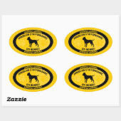 Überquerung des Personals [Xing] Ovaler Aufkleber (Blatt)