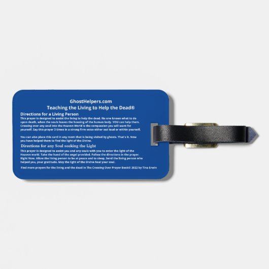 Überquerung des Prayer® Gepäckanhängers Gepäckanhänger (Rückseite horizontal)