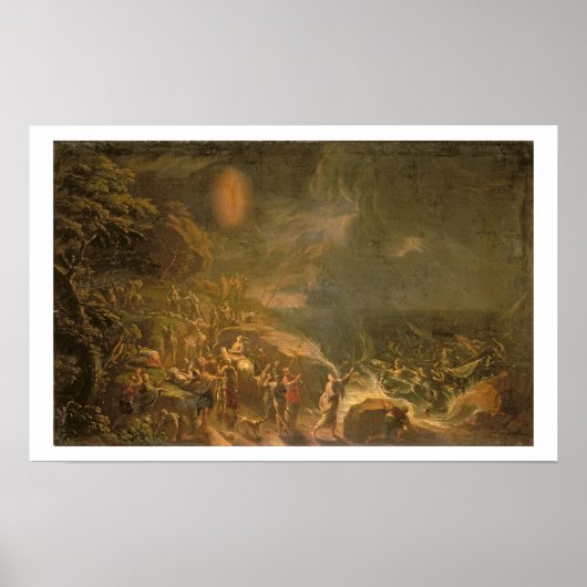 Überquerung des Roten Meeres Poster (Vorne)