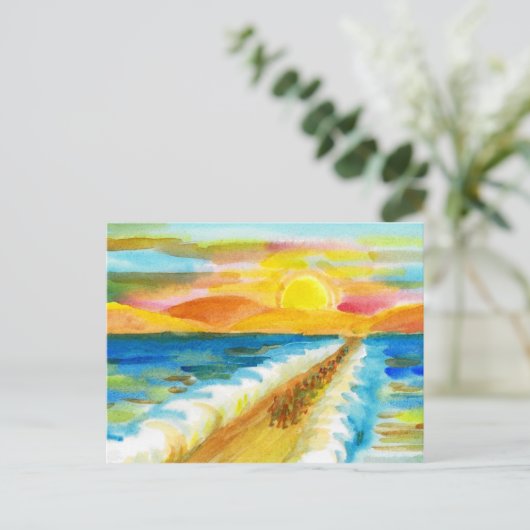 Überquerung des Roten Meeres Postkarte (Stehend Vorderseite)