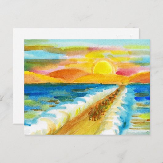 Überquerung des Roten Meeres Postkarte (Vorne/Hinten)