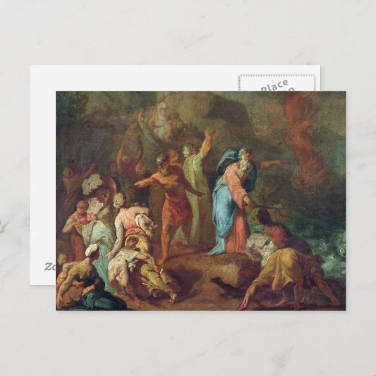 Überquerung des Roten Meeres Postkarte (Vorne/Hinten)