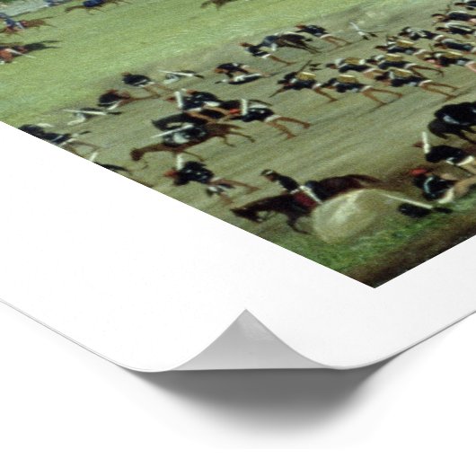 Überquerung des San Joaquin River, Paraguay, 1865 Poster (Ecke)