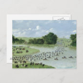 Überquerung des San Joaquin River, Paraguay, 1865 Postkarte (Vorne/Hinten)