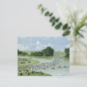 Überquerung des San Joaquin River, Paraguay, 1865 Postkarte (Stehend Vorderseite)