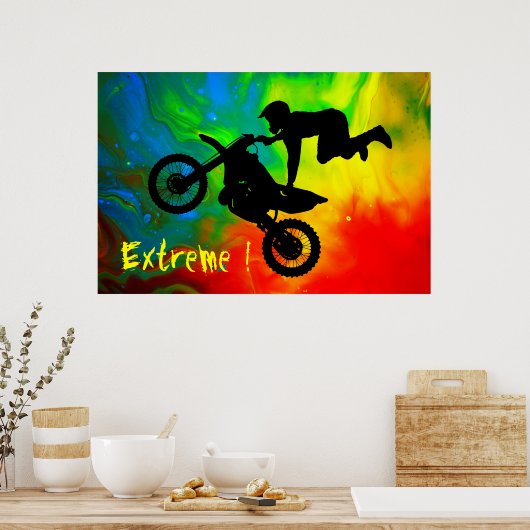 Überquerung eines solaren Flaps Poster (Küche)