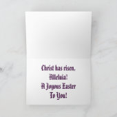 Überquerung in Sky Feiertagskarte (Innenseite)