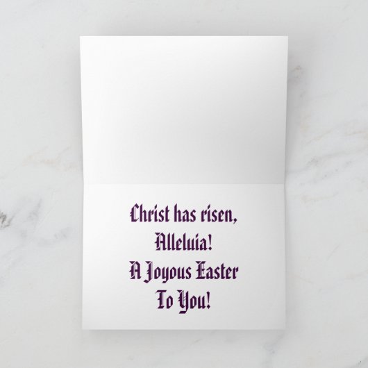 Überquerung in Sky Feiertagskarte (Innenseite)