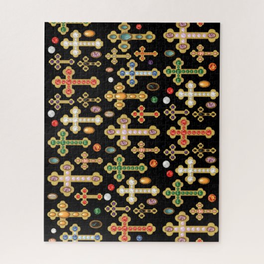 Überquerung mit Imitaten Edelsteine Puzzle (Vertikal)