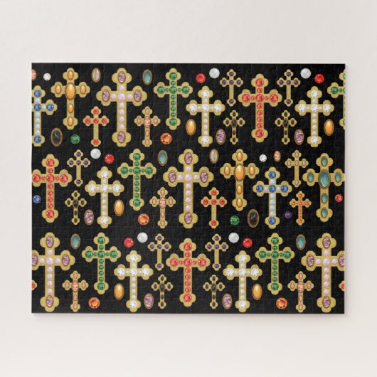 Überquerung mit Imitaten Edelsteine Puzzle (Horizontal)