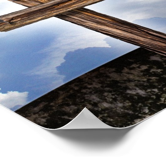 Überquerung mit Sky Poster (Ecke)