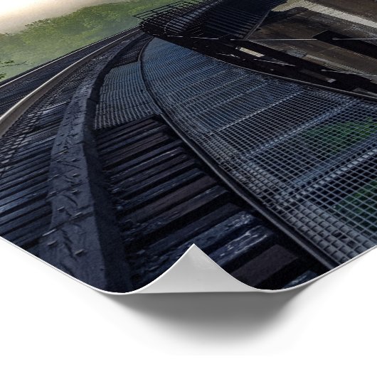 Überquerung nach dem Sturm 8,5 x 11 Poster (Ecke)