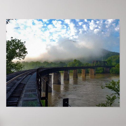 Überquerung nach dem Sturm 8,5 x 11 Poster (Vorne)