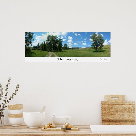 Überquerung Poster (Küche)