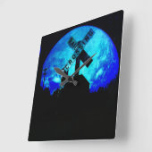 Überquerung Quadratische Wanduhr (Winkel)