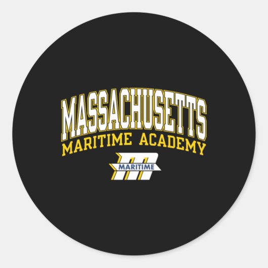 Überquerung von Massachusetts-Kreuzfahrtschiffen Runder Aufkleber (Vorderseite)