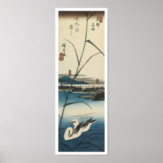 Überquerung von Suda, Hiroshige, 1830 Poster
