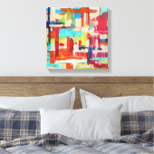 Überquerungen 12x12 überzogene Canvas Leinwanddruck (Insitu (Schlafzimmer))