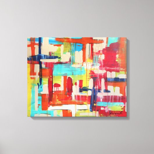 Überquerungen 20x16 überzogene Canvas Leinwanddruck (Vorderseite)