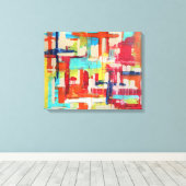 Überquerungen 20x16 überzogene Canvas Leinwanddruck (Insitu (Holzboden))