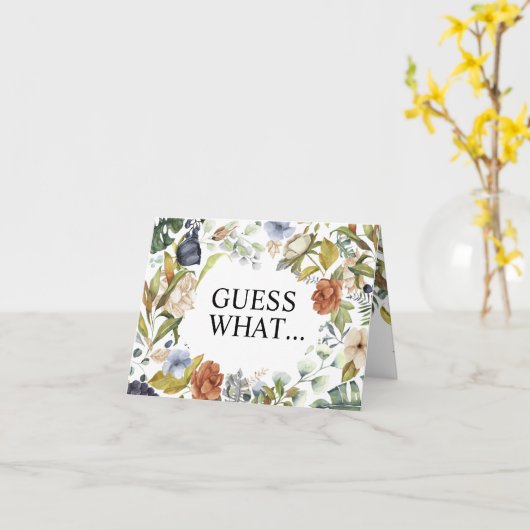 Überraschen Großeltern Karte (Gelbe Blume)