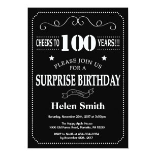 100 Geburtstagseinladungen Zazzle.de