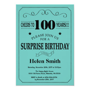 100 Geburtstagseinladungen Zazzle.de