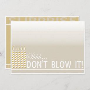 Überraschen Sie 50. Einladung