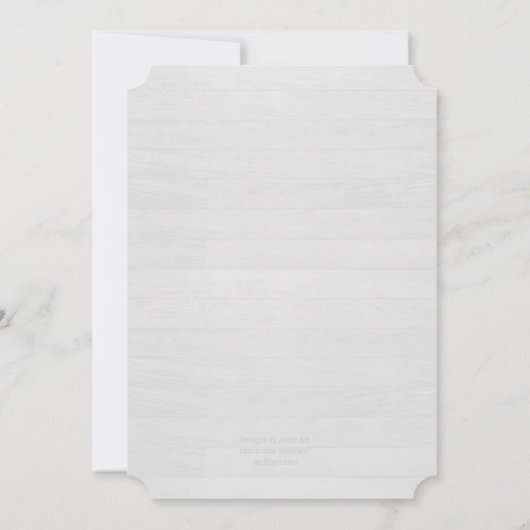 ÜBERRASCHEN Sie 60. moderner Geburtstag Einladung (Rückseite)