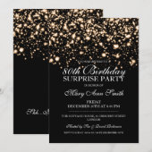 Überraschen Sie 80. Einladung (Vorne/Hinten)