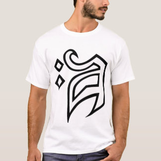 ÜBERRASCHEN Sie Logo-Schwarzes auf Weiß T-Shirt