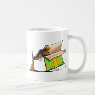 Überraschen Sie mich Airedale Waliser Terrier Kaffeetasse