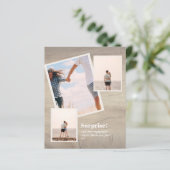 ÜBERRASCHEN! Verlobung Ankündigung FOTO COLLAGE (Stehend Vorderseite)