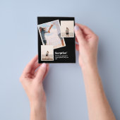 ÜBERRASCHEN! Verlobung FOTO COLLALAGE HAUSHALT Flyer (Gruppe)