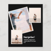 ÜBERRASCHEN! Verlobung FOTO COLLALAGE HAUSHALT Flyer (Vorne)