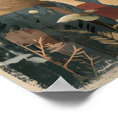 Überraschend in Bloom - Solarpunk-Poster Poster (Ecke)