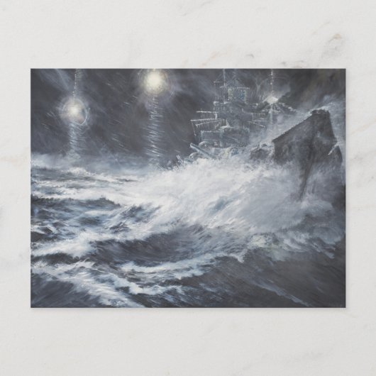 Überraschend über die Schlacht von Scharnhorst Postkarte (Vorderseite)