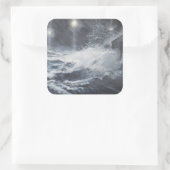 Überraschend über die Schlacht von Scharnhorst Quadratischer Aufkleber (Tasche)