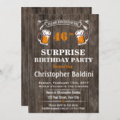 ÜBERRASCHENDE BIRTHTAGINVITATION FÜR JEDEN ALTER EINLADUNG (Vorne/Hinten)