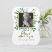 ÜBERRASCHENDE Blätter zur Einberufung von FOTOS Kr Einladung (Stehend Vorderseite)