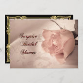 Überraschende Brautparty-Party Einladung (Vorne/Hinten)