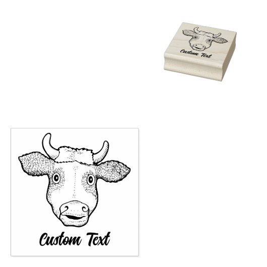 Überraschende Briefmarke aus Kuhkautschuk Gummistempel (Stempel)