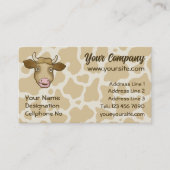 Überraschende Cow-Visitenkarte Visitenkarte (Vorderseite)