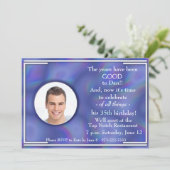 ÜBERRASCHENDE Geburtstagspartei Einladung (Stehend Vorderseite)