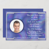 ÜBERRASCHENDE Geburtstagspartei Einladung (Vorne/Hinten)