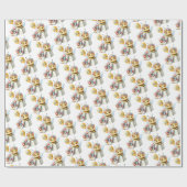 Überraschende Geschenkboxen mit Biene mit Ballon G Geschenkpapier (Flach)