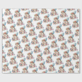 Überraschende Geschenkboxen mit niedlichem Igel mi Geschenkpapier (Flach)