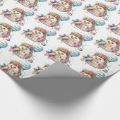 Überraschende Geschenkboxen mit niedlichem Igel mi Geschenkpapier (Ecke)