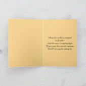 Überraschende Hexe und schwarze Katze Karte (Innenseite)