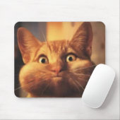 Überraschende Katze Mousepad (Mit Mouse)